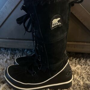Sorel Black Snow Boots